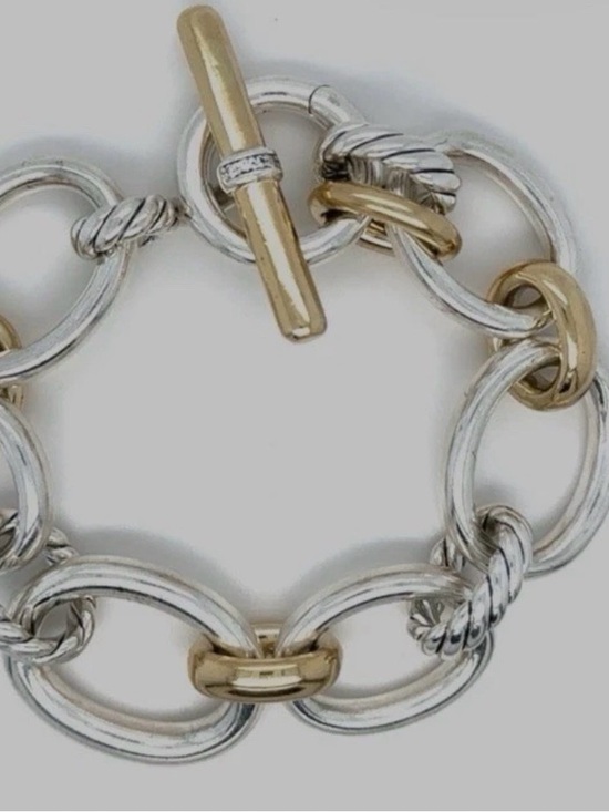 David Yurman Jewelry - David Yurman Bold Mercer SS & 18kt gold